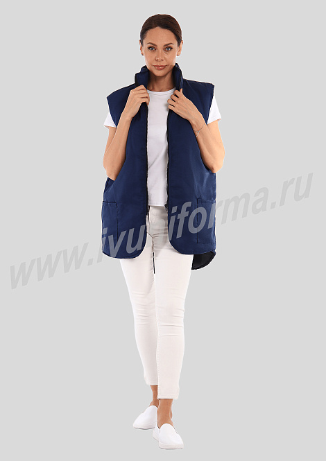 Жилет утепленный женский арт. Р-06-163-ГР