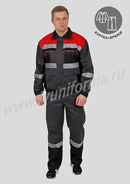 Костюм рабочий мужской ИТР (с брюками) арт. Р-02-331-ТВ